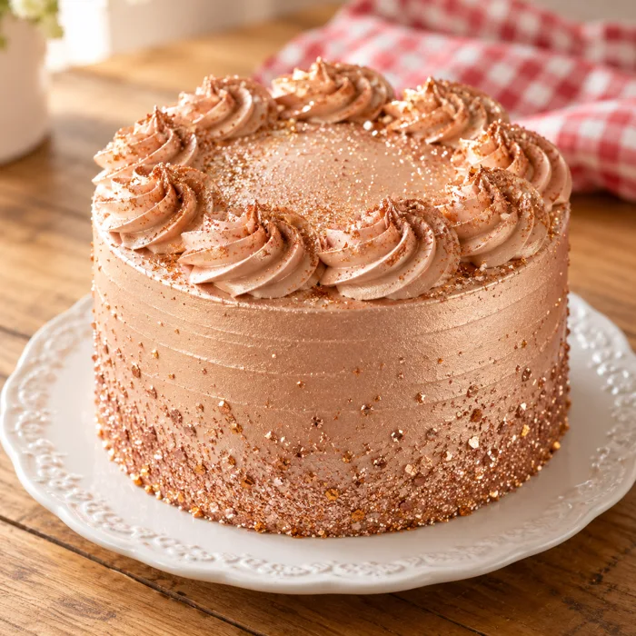 Brilho: rose gold, dourado ou glow cake